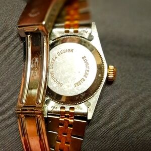 Rolax woman's Gold and stainless watch